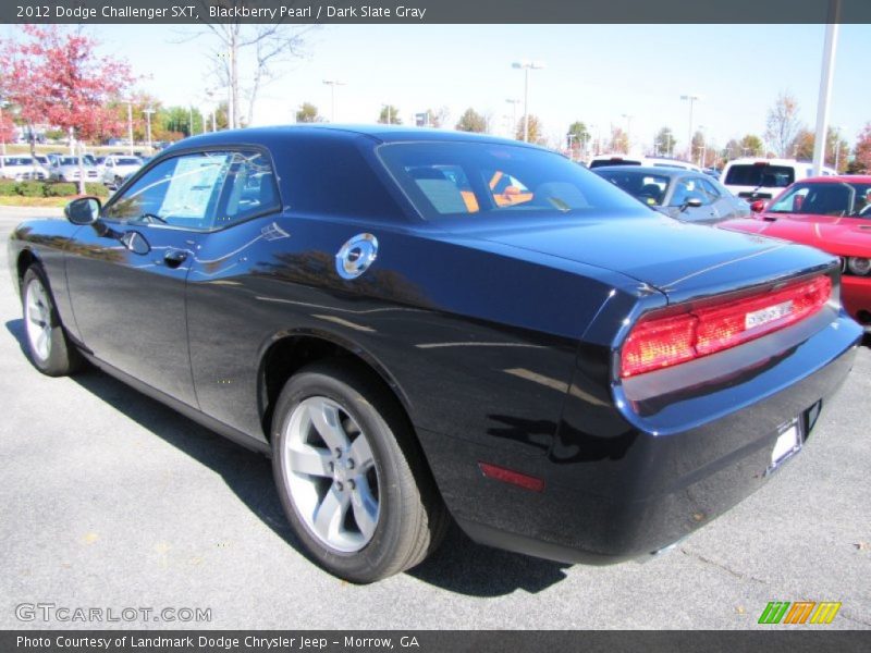 Blackberry Pearl / Dark Slate Gray 2012 Dodge Challenger SXT