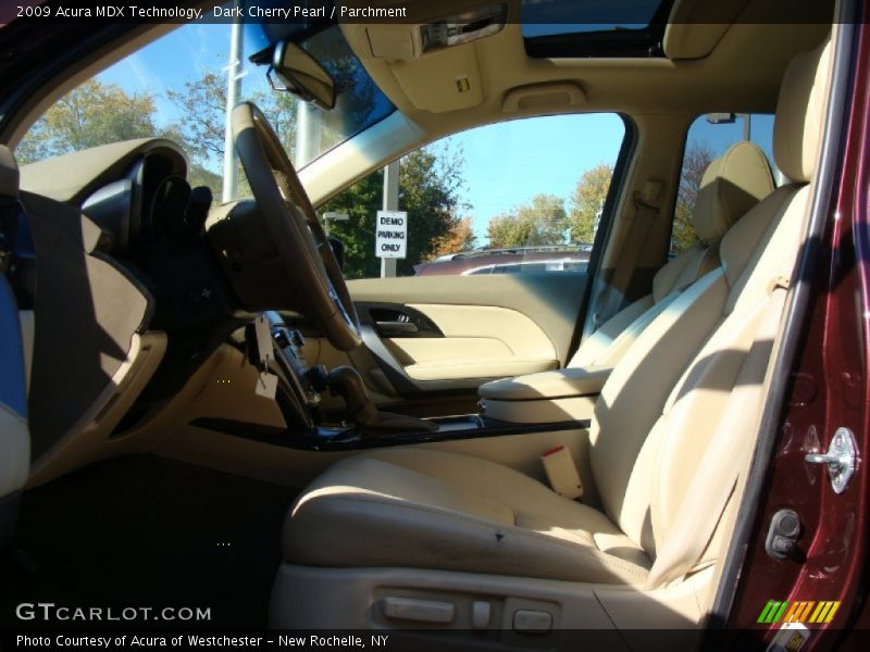 Dark Cherry Pearl / Parchment 2009 Acura MDX Technology