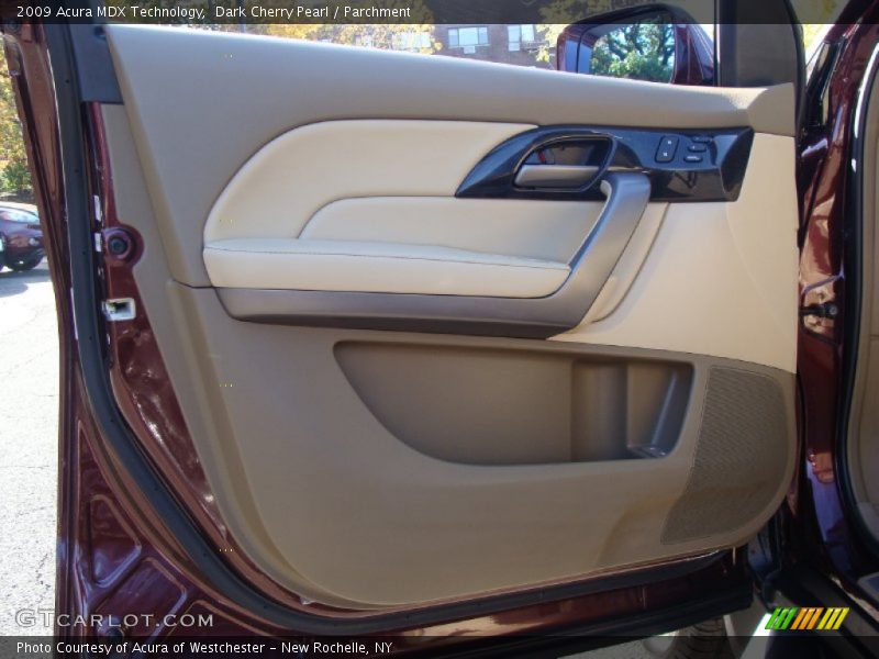 Dark Cherry Pearl / Parchment 2009 Acura MDX Technology