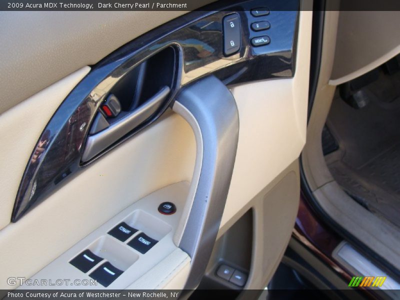 Dark Cherry Pearl / Parchment 2009 Acura MDX Technology