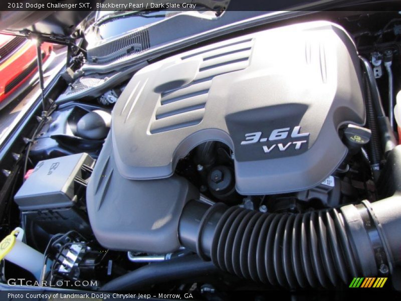 Blackberry Pearl / Dark Slate Gray 2012 Dodge Challenger SXT