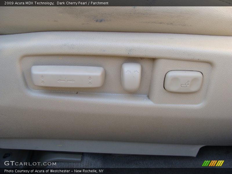 Dark Cherry Pearl / Parchment 2009 Acura MDX Technology