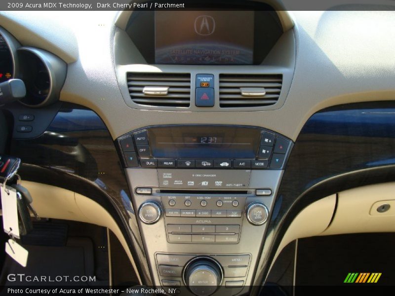 Dark Cherry Pearl / Parchment 2009 Acura MDX Technology