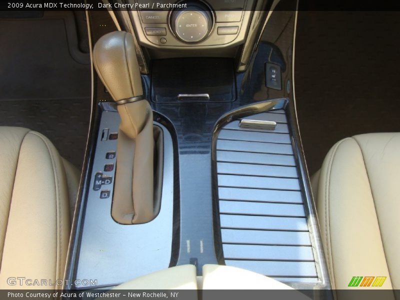 Dark Cherry Pearl / Parchment 2009 Acura MDX Technology