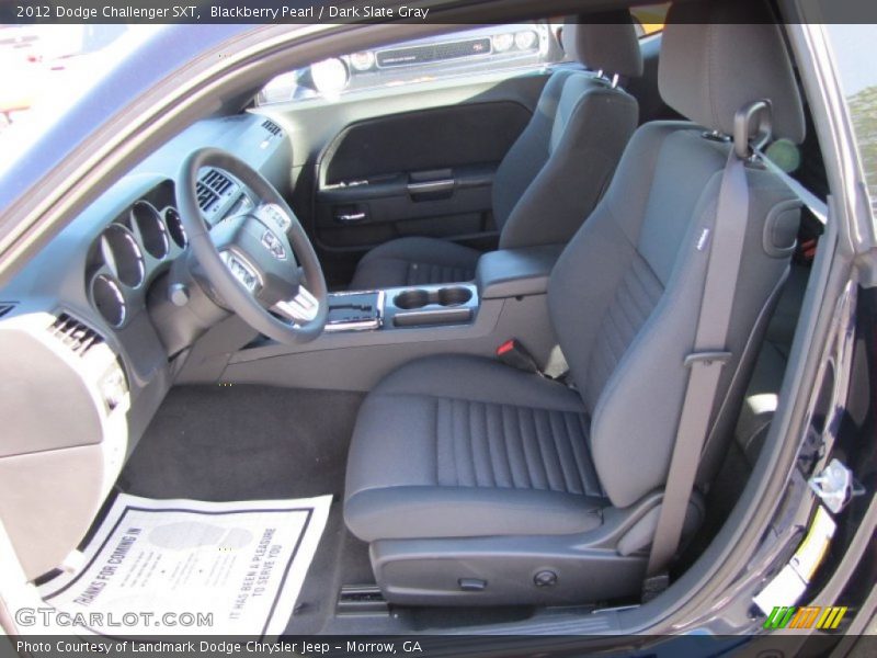 Blackberry Pearl / Dark Slate Gray 2012 Dodge Challenger SXT