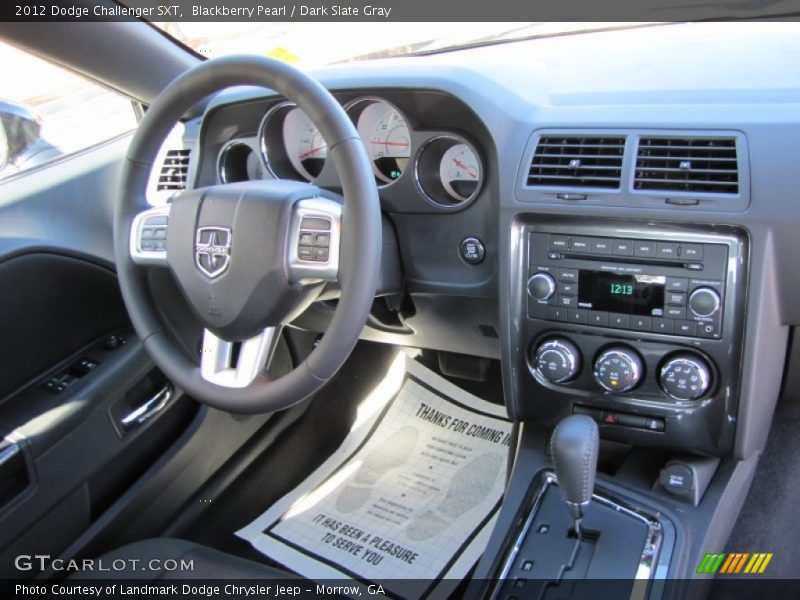 Blackberry Pearl / Dark Slate Gray 2012 Dodge Challenger SXT