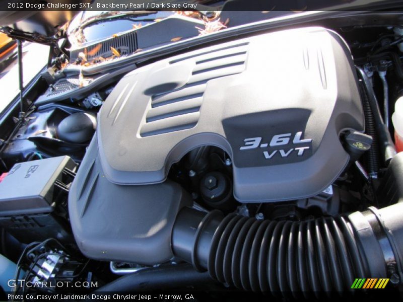 Blackberry Pearl / Dark Slate Gray 2012 Dodge Challenger SXT
