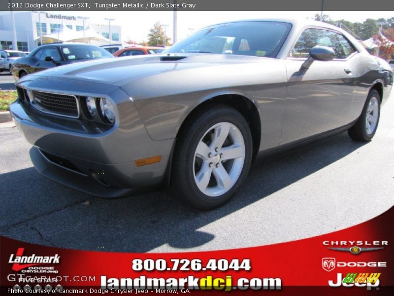 Tungsten Metallic / Dark Slate Gray 2012 Dodge Challenger SXT