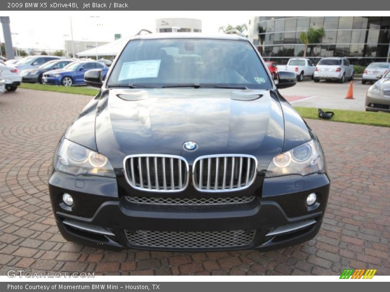 Jet Black / Black 2009 BMW X5 xDrive48i