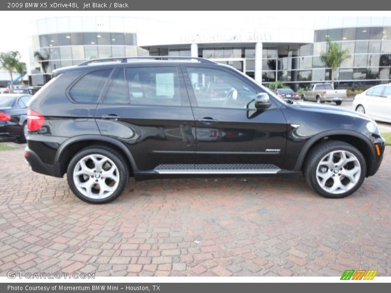Jet Black / Black 2009 BMW X5 xDrive48i
