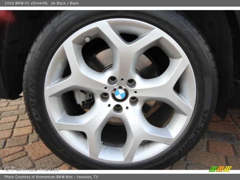 Jet Black / Black 2009 BMW X5 xDrive48i