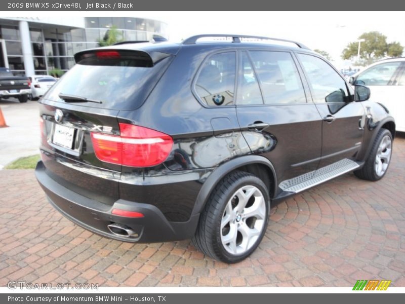 Jet Black / Black 2009 BMW X5 xDrive48i