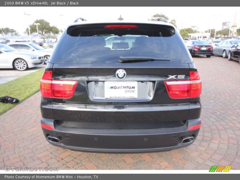 Jet Black / Black 2009 BMW X5 xDrive48i