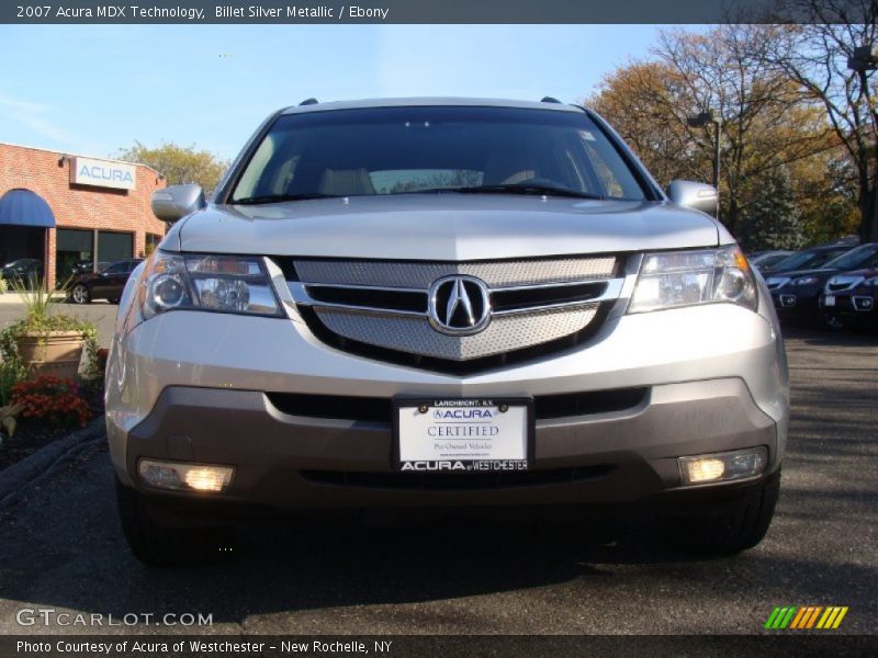 Billet Silver Metallic / Ebony 2007 Acura MDX Technology