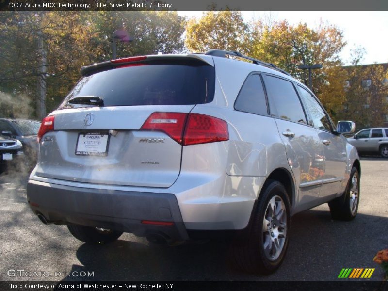 Billet Silver Metallic / Ebony 2007 Acura MDX Technology