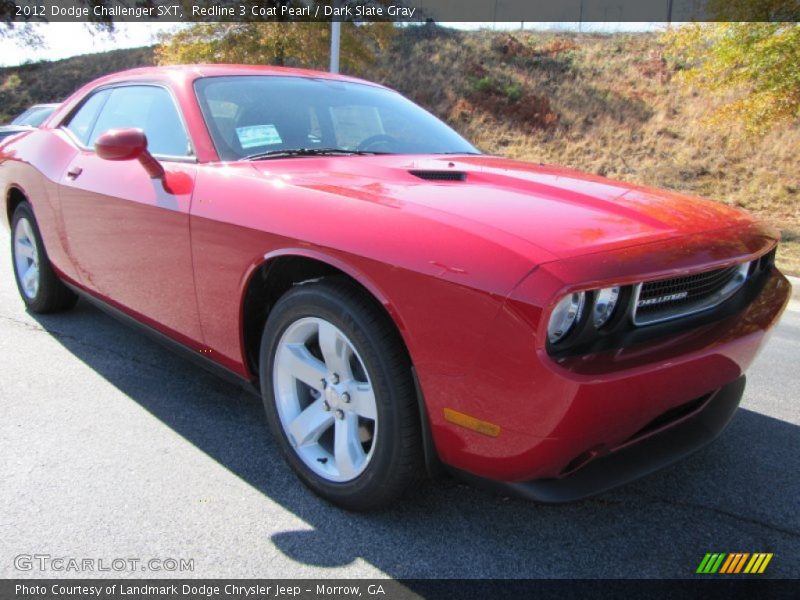 Redline 3 Coat Pearl / Dark Slate Gray 2012 Dodge Challenger SXT