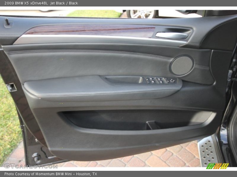 Jet Black / Black 2009 BMW X5 xDrive48i