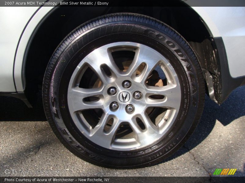 Billet Silver Metallic / Ebony 2007 Acura MDX Technology