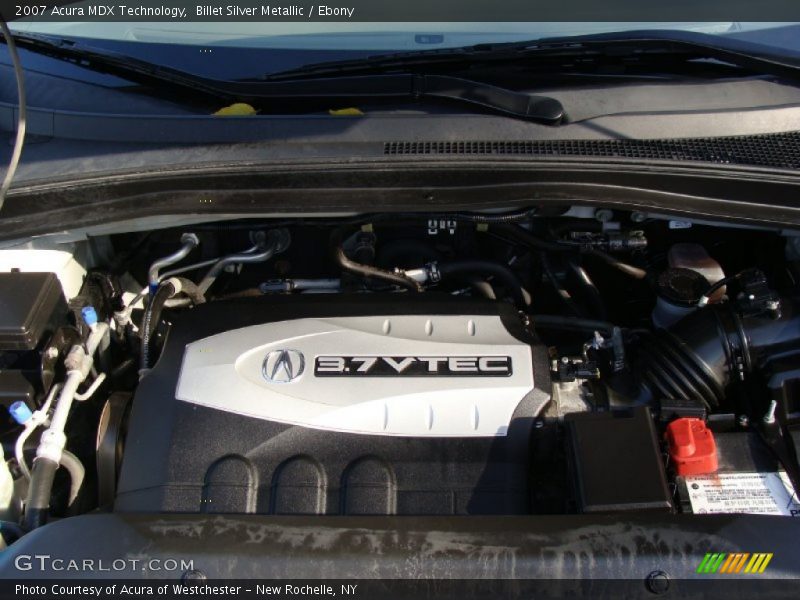 Billet Silver Metallic / Ebony 2007 Acura MDX Technology