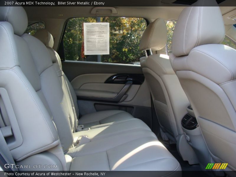 Billet Silver Metallic / Ebony 2007 Acura MDX Technology