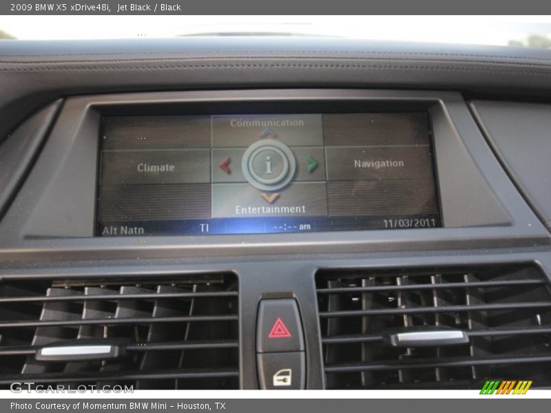 Jet Black / Black 2009 BMW X5 xDrive48i