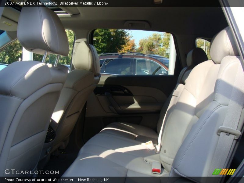 Billet Silver Metallic / Ebony 2007 Acura MDX Technology