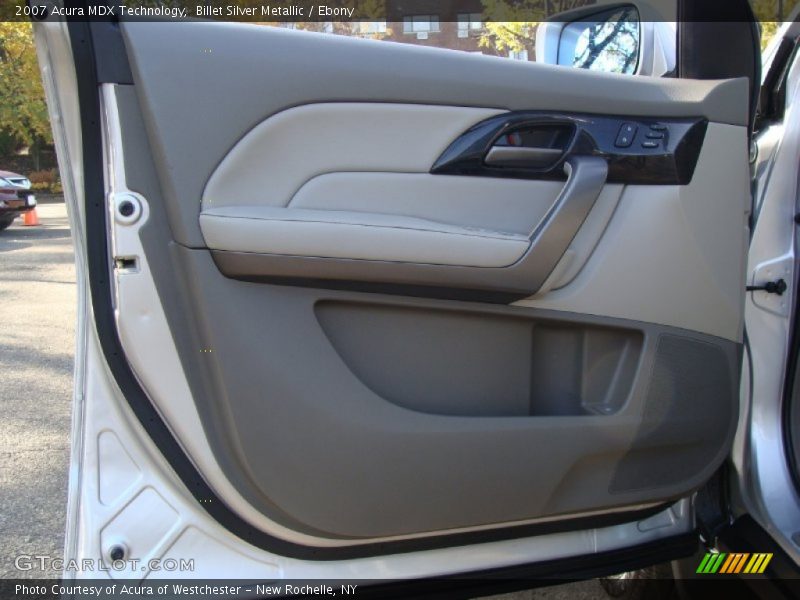 Billet Silver Metallic / Ebony 2007 Acura MDX Technology