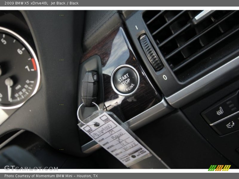 Jet Black / Black 2009 BMW X5 xDrive48i