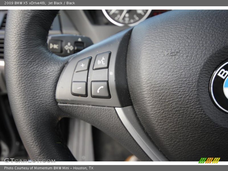 Jet Black / Black 2009 BMW X5 xDrive48i