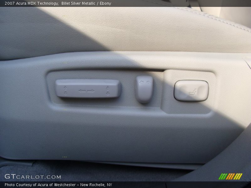 Billet Silver Metallic / Ebony 2007 Acura MDX Technology