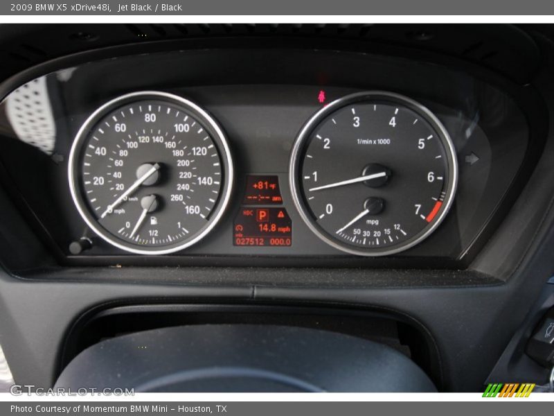 Jet Black / Black 2009 BMW X5 xDrive48i