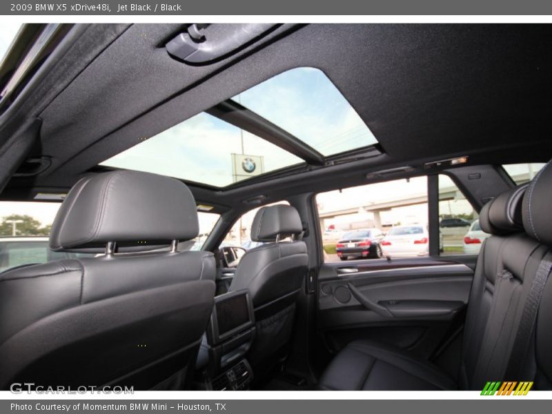 Jet Black / Black 2009 BMW X5 xDrive48i