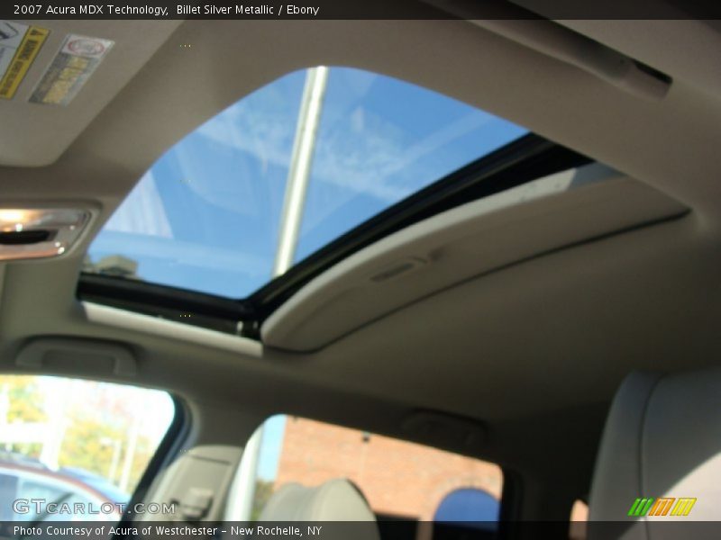 Billet Silver Metallic / Ebony 2007 Acura MDX Technology
