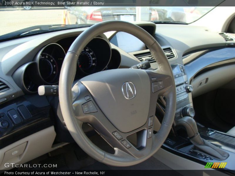 Billet Silver Metallic / Ebony 2007 Acura MDX Technology