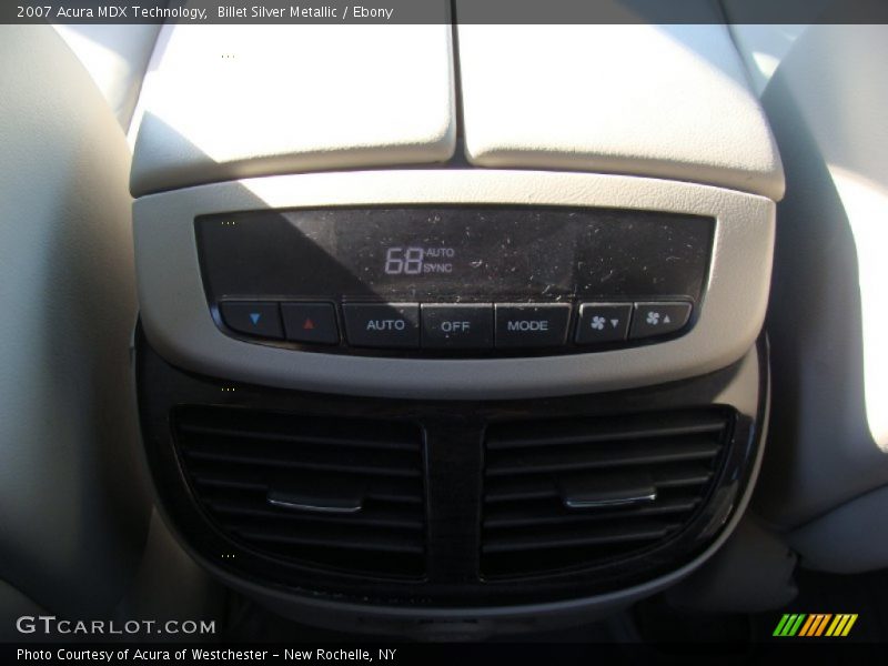 Billet Silver Metallic / Ebony 2007 Acura MDX Technology