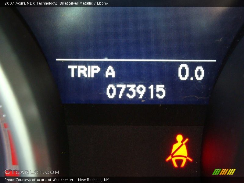 Billet Silver Metallic / Ebony 2007 Acura MDX Technology