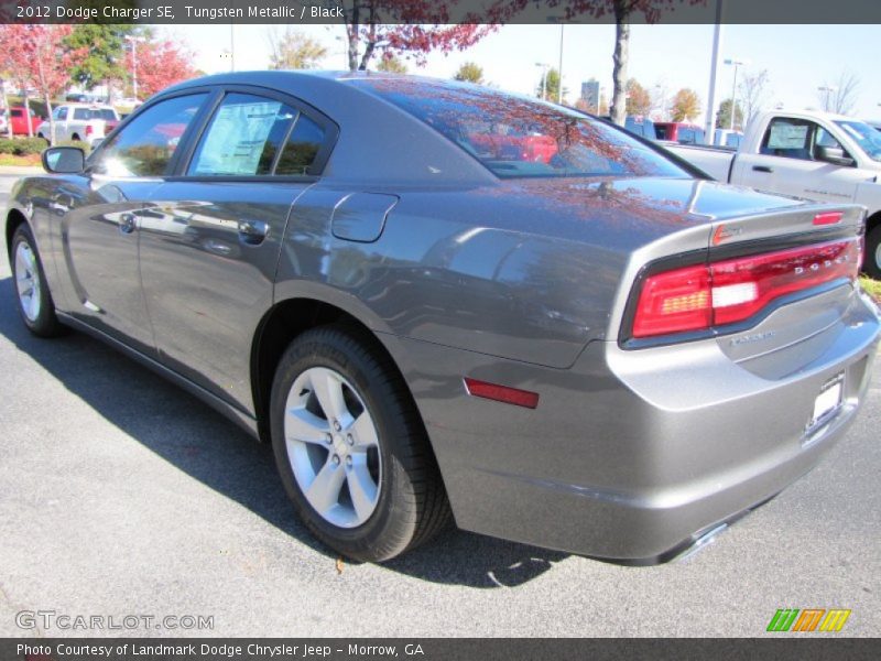 Tungsten Metallic / Black 2012 Dodge Charger SE