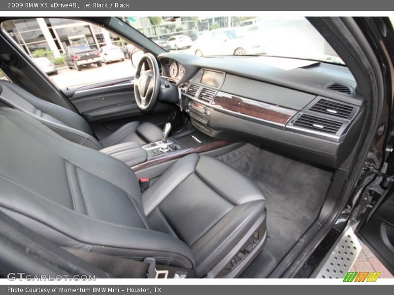 Jet Black / Black 2009 BMW X5 xDrive48i