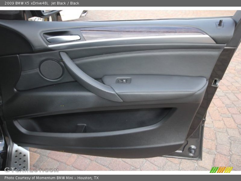 Jet Black / Black 2009 BMW X5 xDrive48i