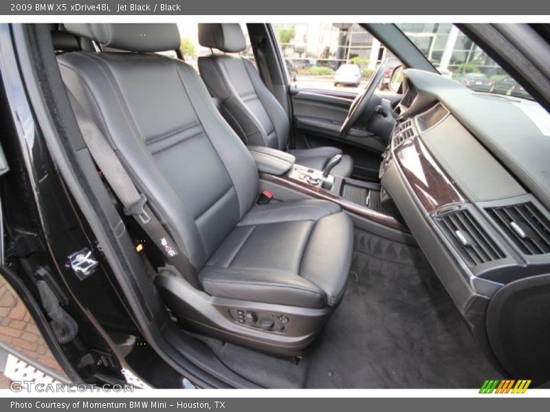 Jet Black / Black 2009 BMW X5 xDrive48i