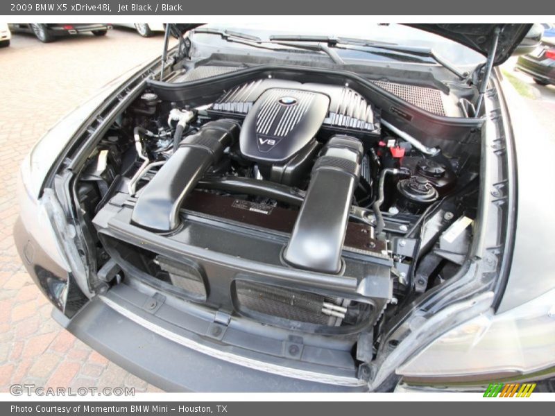 Jet Black / Black 2009 BMW X5 xDrive48i