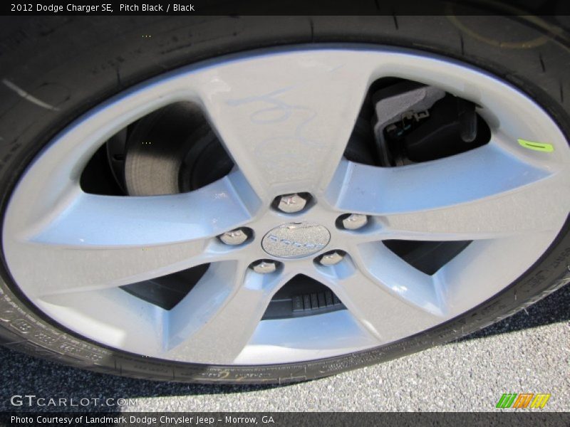 Pitch Black / Black 2012 Dodge Charger SE