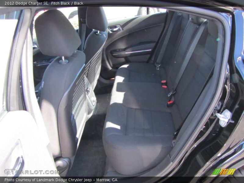 Pitch Black / Black 2012 Dodge Charger SE