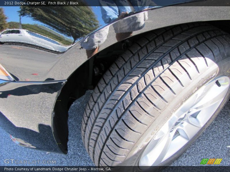 Pitch Black / Black 2012 Dodge Charger SE