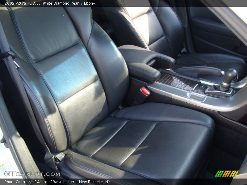 White Diamond Pearl / Ebony 2009 Acura TL 3.5