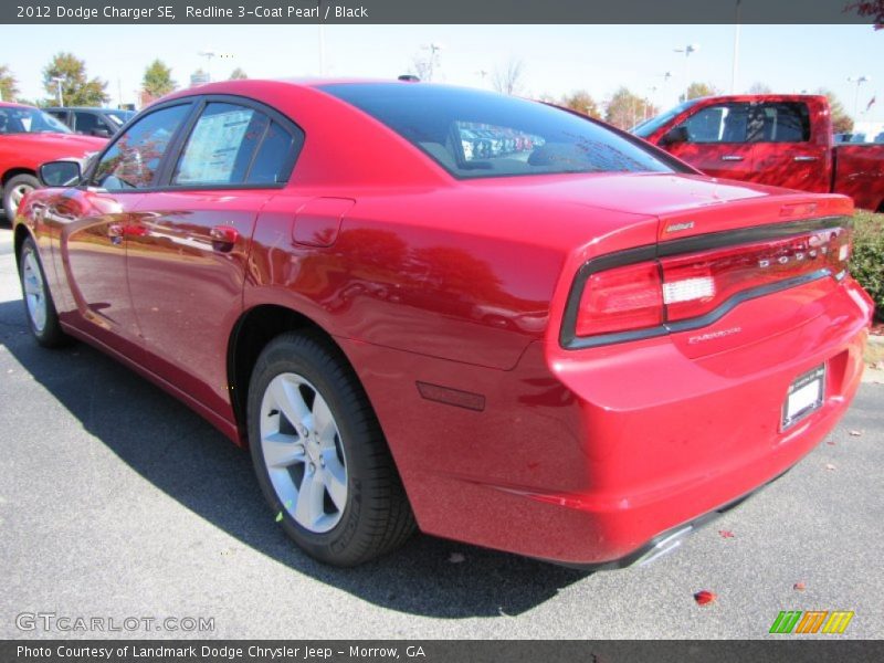 Redline 3-Coat Pearl / Black 2012 Dodge Charger SE