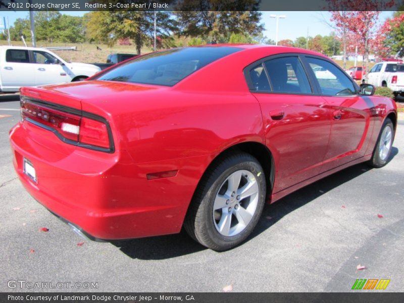 Redline 3-Coat Pearl / Black 2012 Dodge Charger SE