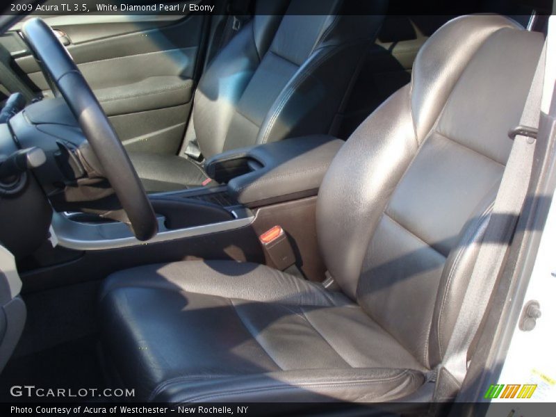White Diamond Pearl / Ebony 2009 Acura TL 3.5