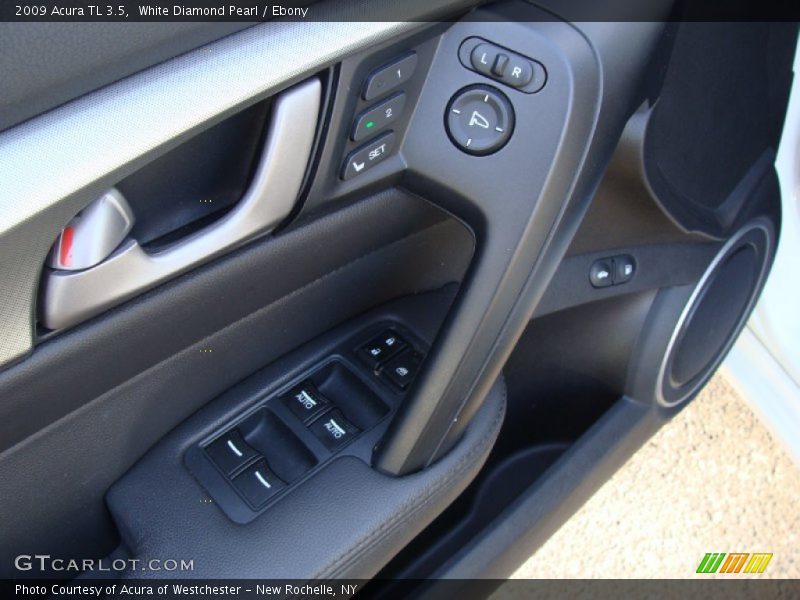White Diamond Pearl / Ebony 2009 Acura TL 3.5