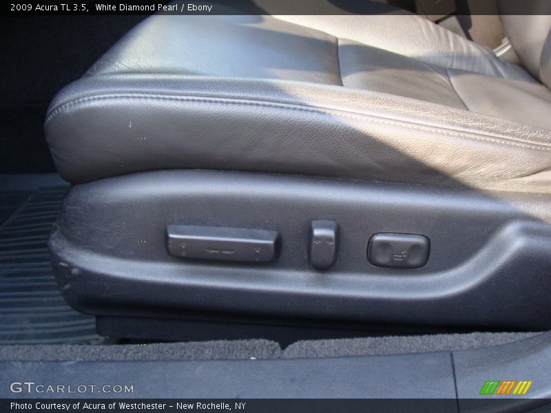 White Diamond Pearl / Ebony 2009 Acura TL 3.5